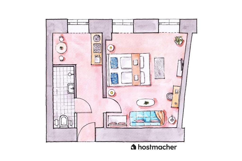 דירות וינה Lite 1Br Near Metro & Center By Hm מראה חיצוני תמונה